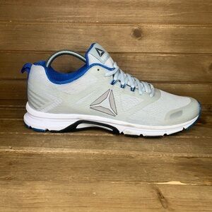 Mens Reebok Athletic Shoes Size 9 Blue Gray White